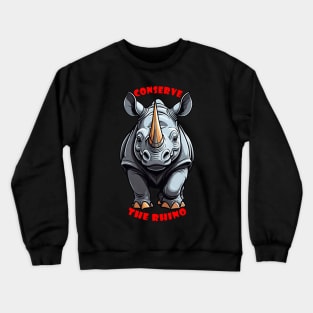 Conserve the Rhino Crewneck Sweatshirt